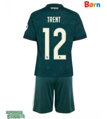 Real Madrid Alexander-Arnold #12 Replika Babytøj Udebanesæt Børn 2026-27 Kortærmet (+ Korte bukser)